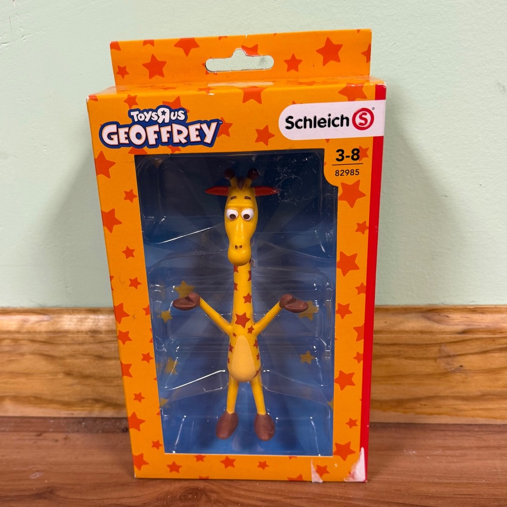 Schleich Toys R Us Geoffrey tGiraffe Mascot Figure‎ 82985 New in Box Collectible